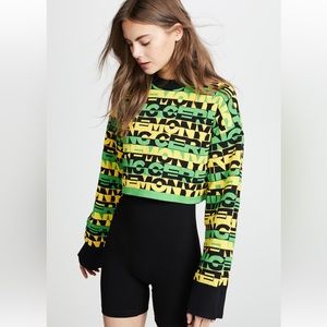 Opening Ceremony Racer Logo Cropped Crewneck